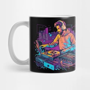 DJ's music, techno party Mug